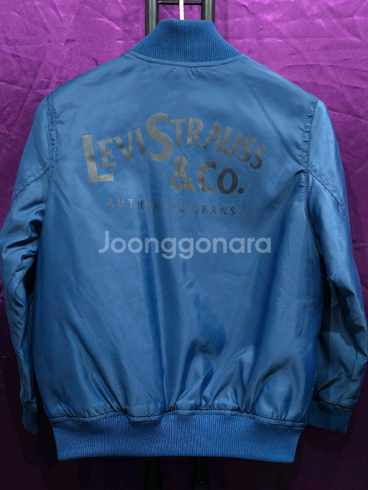 +무료배송+리바이스 키즈 퀄팅 항공점퍼(미사용) 135--6