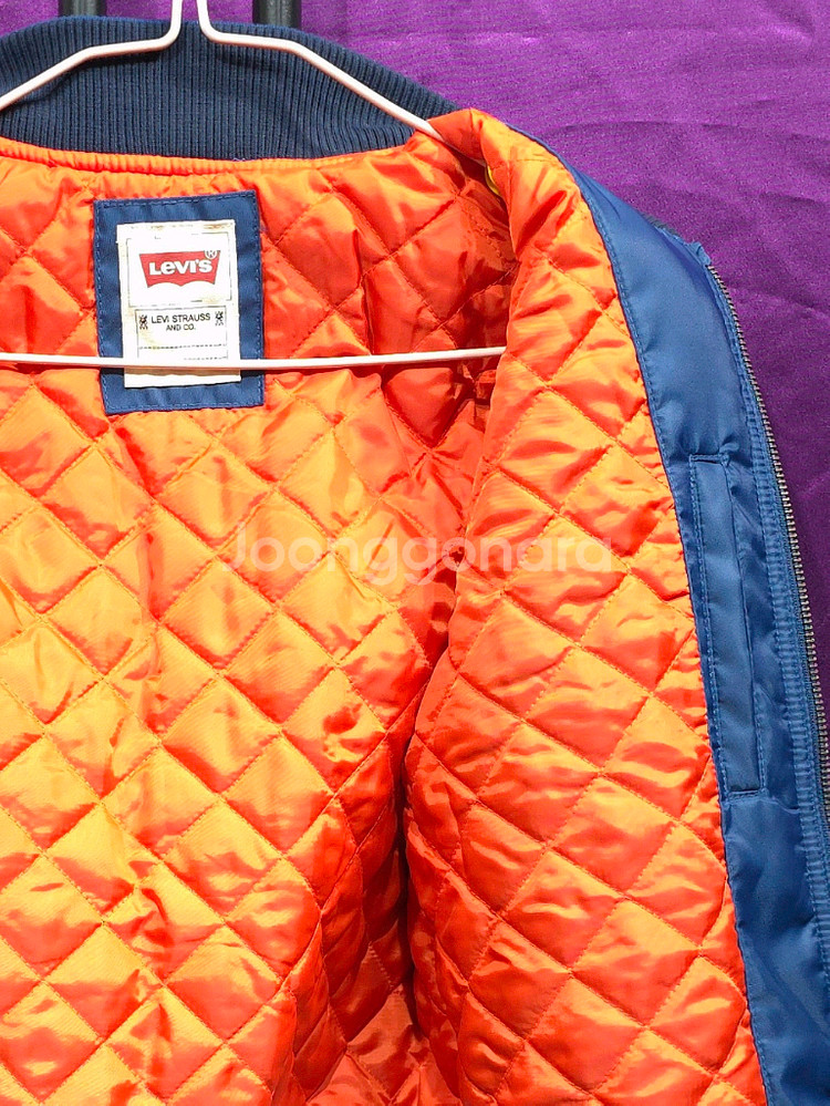 +무료배송+리바이스 키즈 퀄팅 항공점퍼(미사용) 135--7