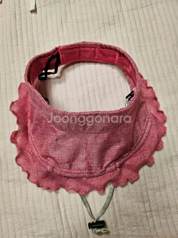 아디다스 핑크 키즈 썬캡--2