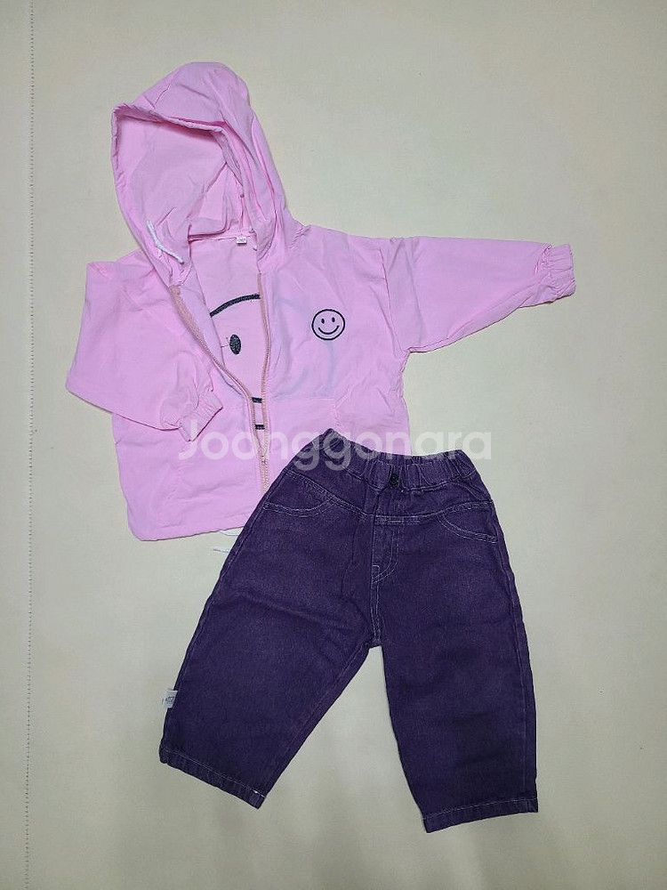 S 보세 유아 상하복, 바람막이, 청바지--0