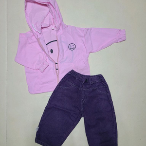 S 보세 유아 상하복, 바람막이, 청바지