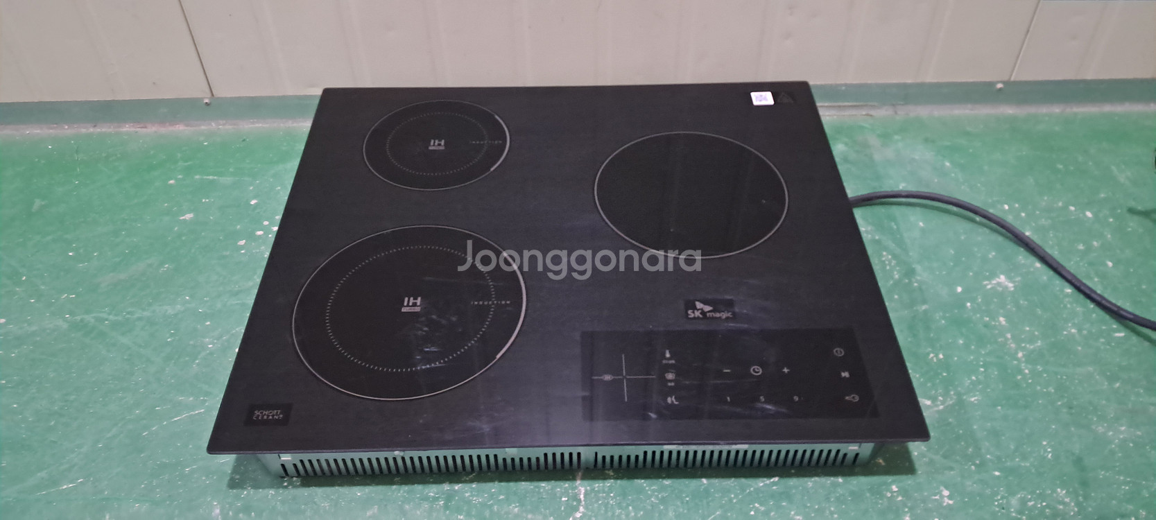 6177 SK매직 3구 하이브리드형 인덕션(블랙)--0
