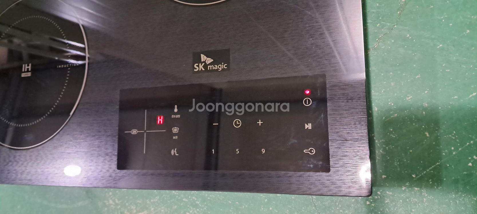 6177 SK매직 3구 하이브리드형 인덕션(블랙)--5