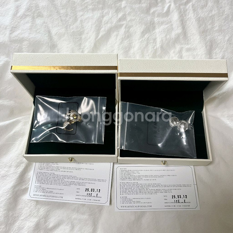 마이미 캘리포니아 라피크 귀걸이 2종--8