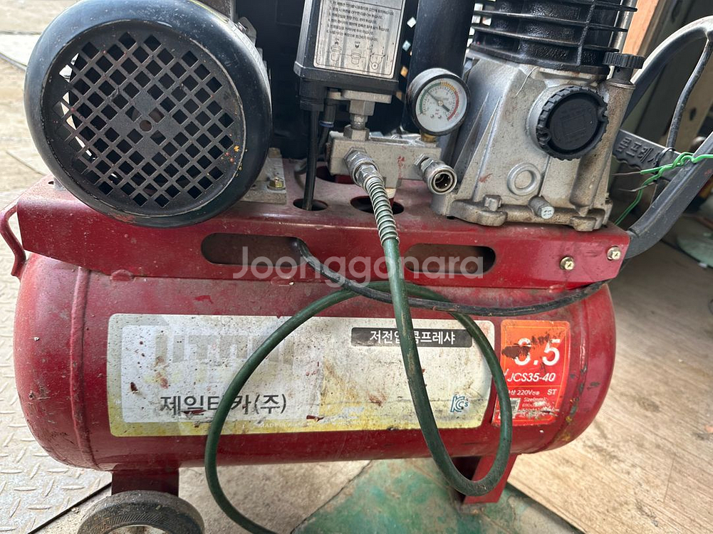 제일타카 3.5마력 콤프레셔--0