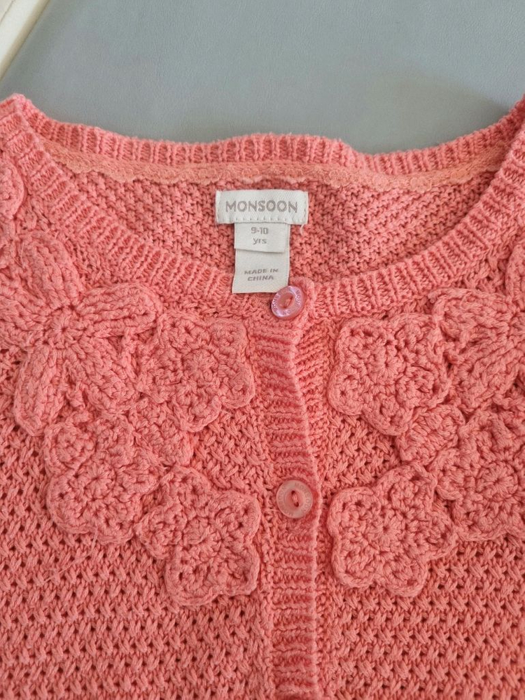 몬순 여아 가디건 (9~10세, 130)--3
