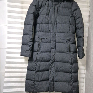 K2 구스 후드(폭스퍼) 롱패딩