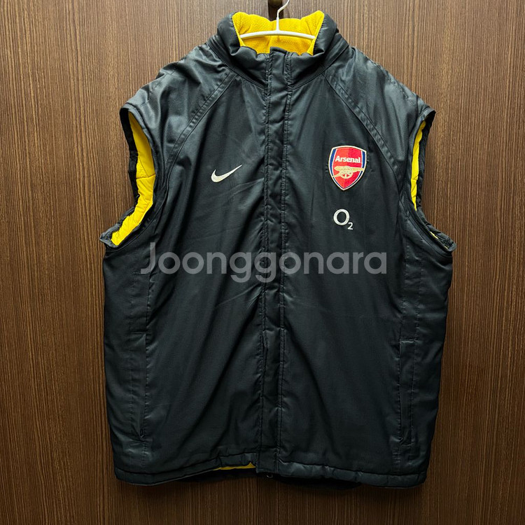 나이키 아스날 올드 패딩 조끼 L--0