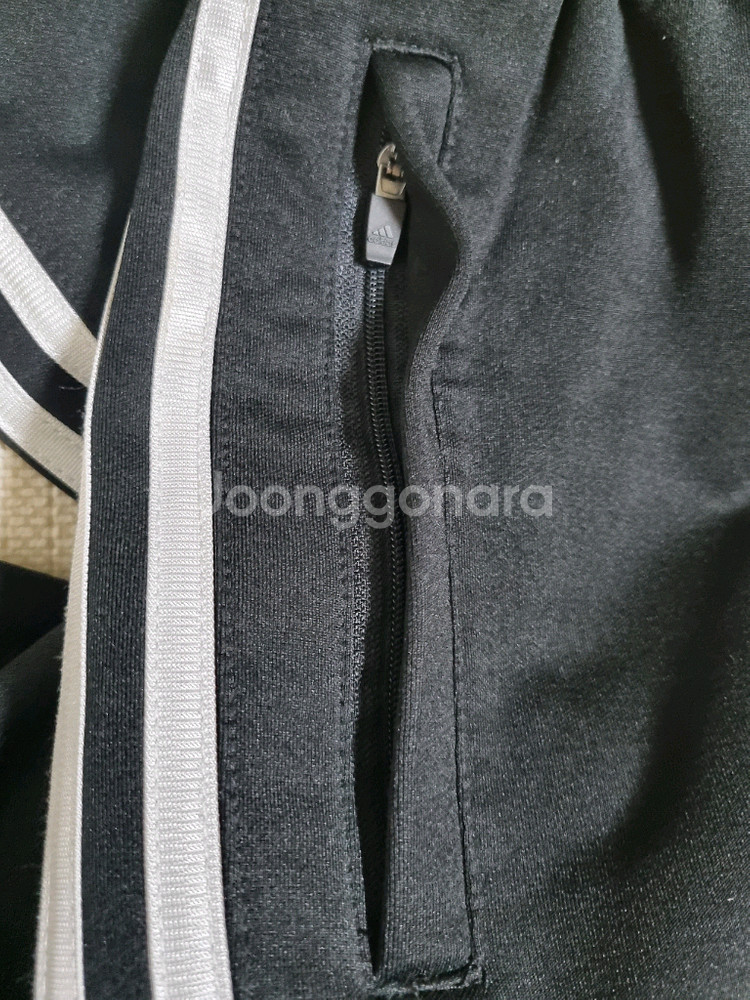 아디다스 마샬아츠 기모트레이닝팬츠. 블랙. S(90)사이즈--3