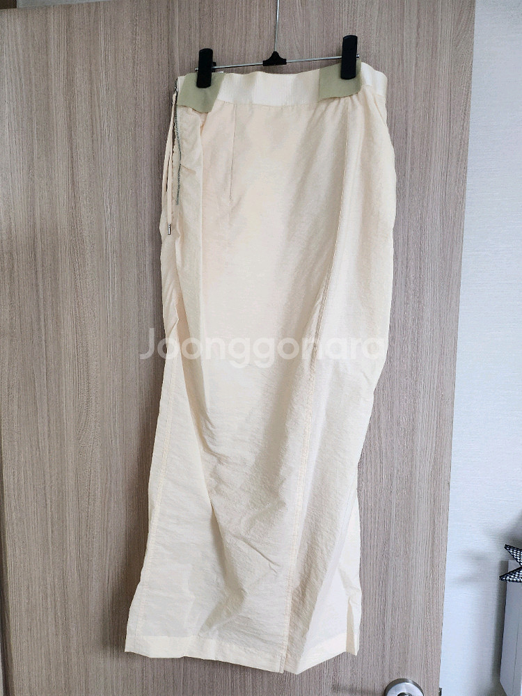 타임 크링클 셔링 롱 스커트--9