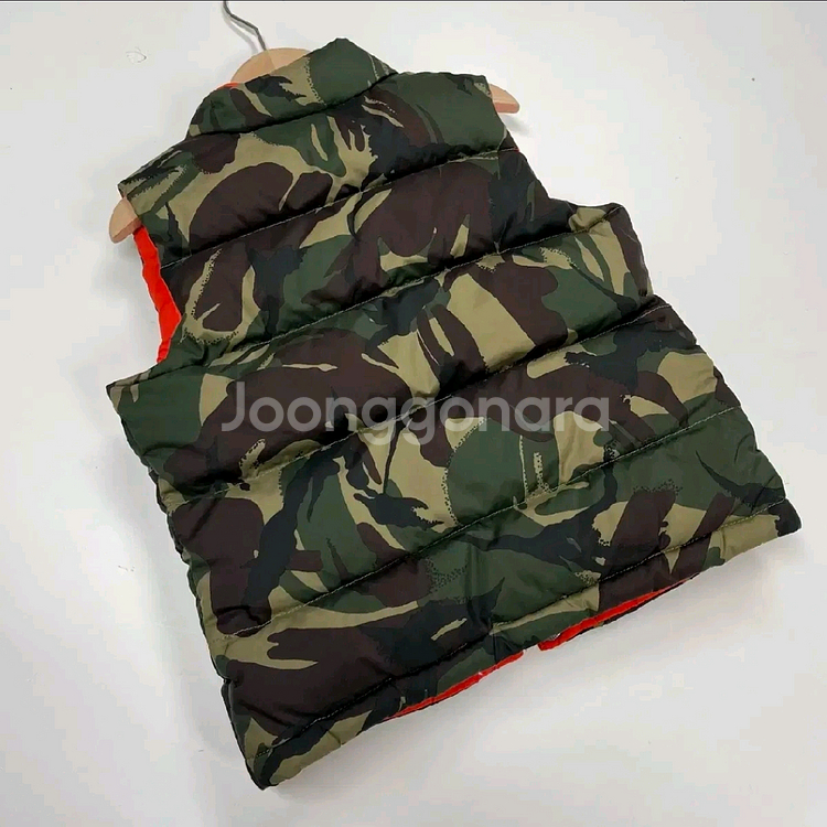 5t 폴로 랄프로렌 키즈 카모 패딩 조끼--3