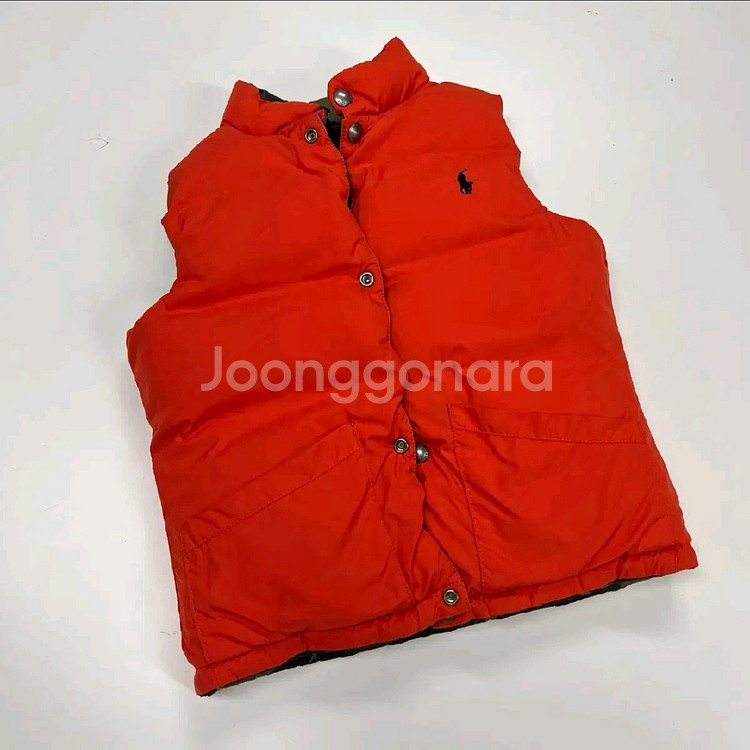 5t 폴로 랄프로렌 키즈 카모 패딩 조끼--4