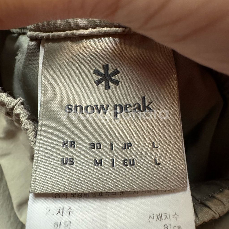 스노우피크 팬츠 M--3