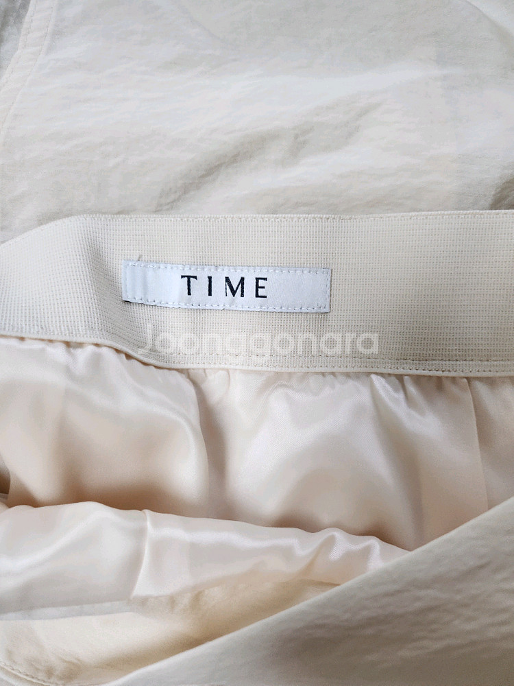 타임 크링클 셔링 롱 스커트--11