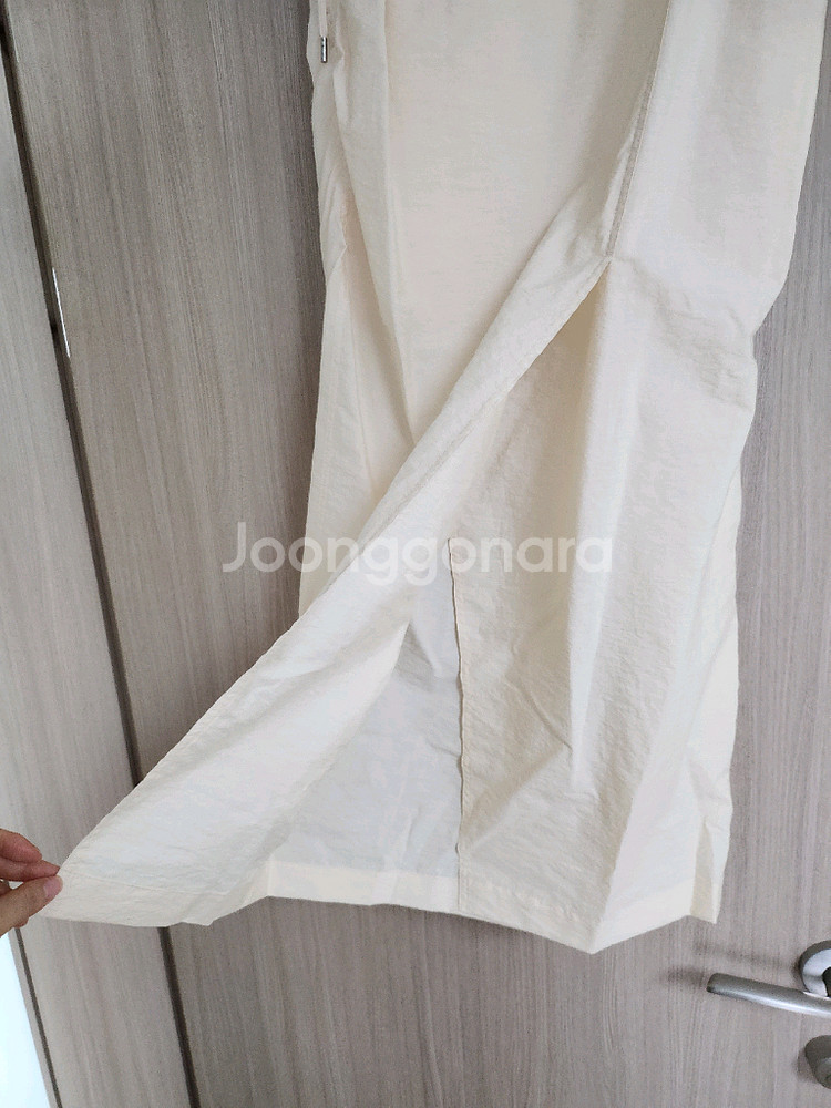 타임 크링클 셔링 롱 스커트--2