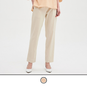 타임 핀턱 카라 탑