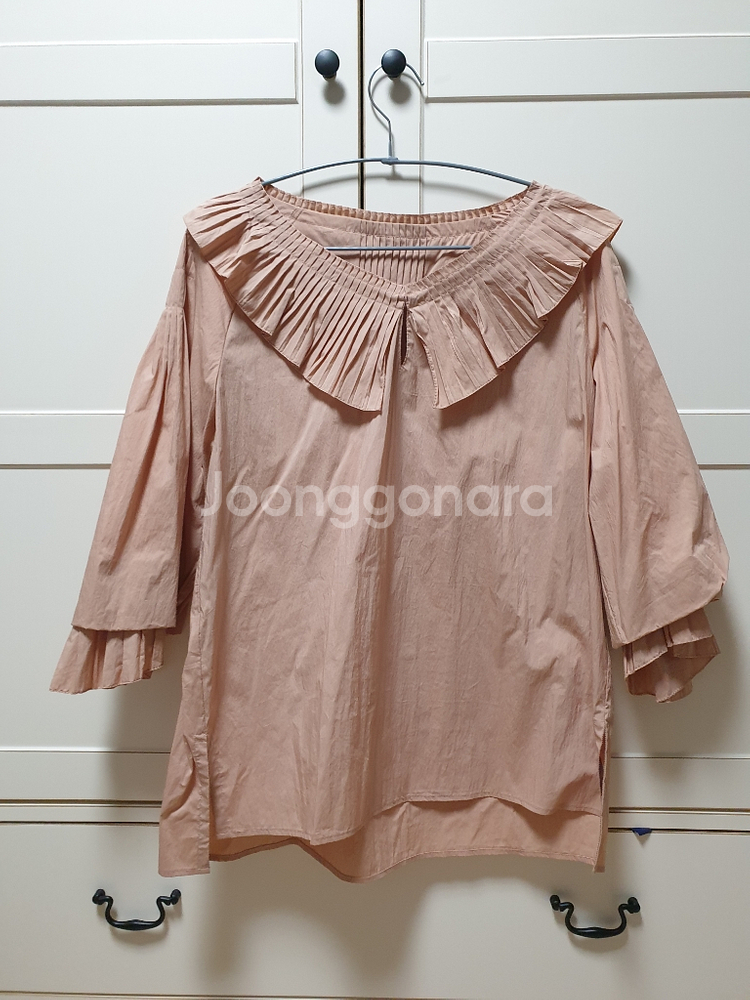 타임 핀턱 카라 탑--1