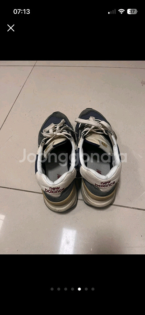 뉴발란스 574 레거시 네이비 운동화 275사이즈--2