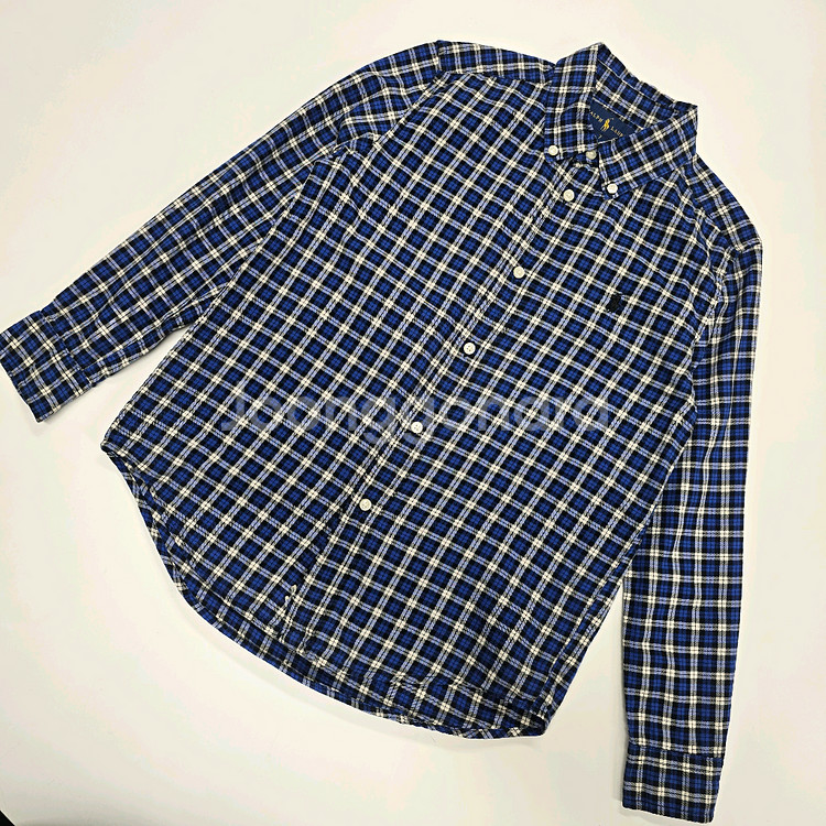 7t 랄프로렌 폴로 키즈 체크 셔츠--0