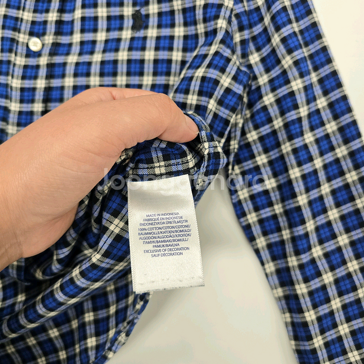 7t 랄프로렌 폴로 키즈 체크 셔츠--6