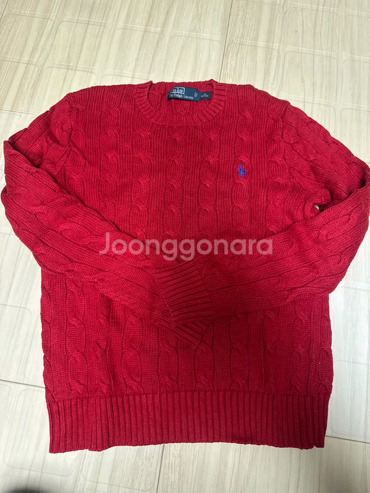 폴로 랄프로렌 케이블 니트 스웨터--0