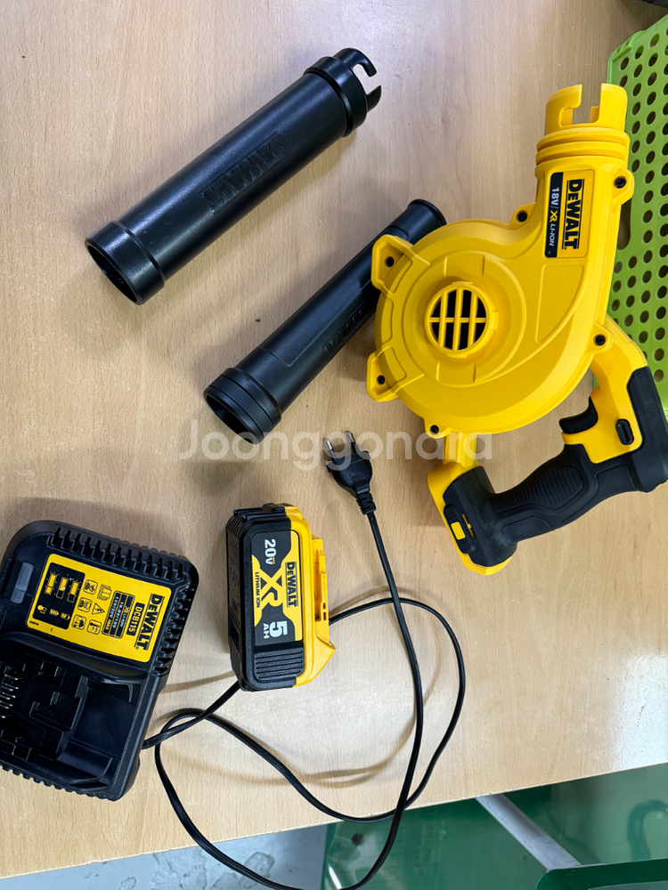 디월트 dce100 송풍기 5암페어 배터리 충전기--0