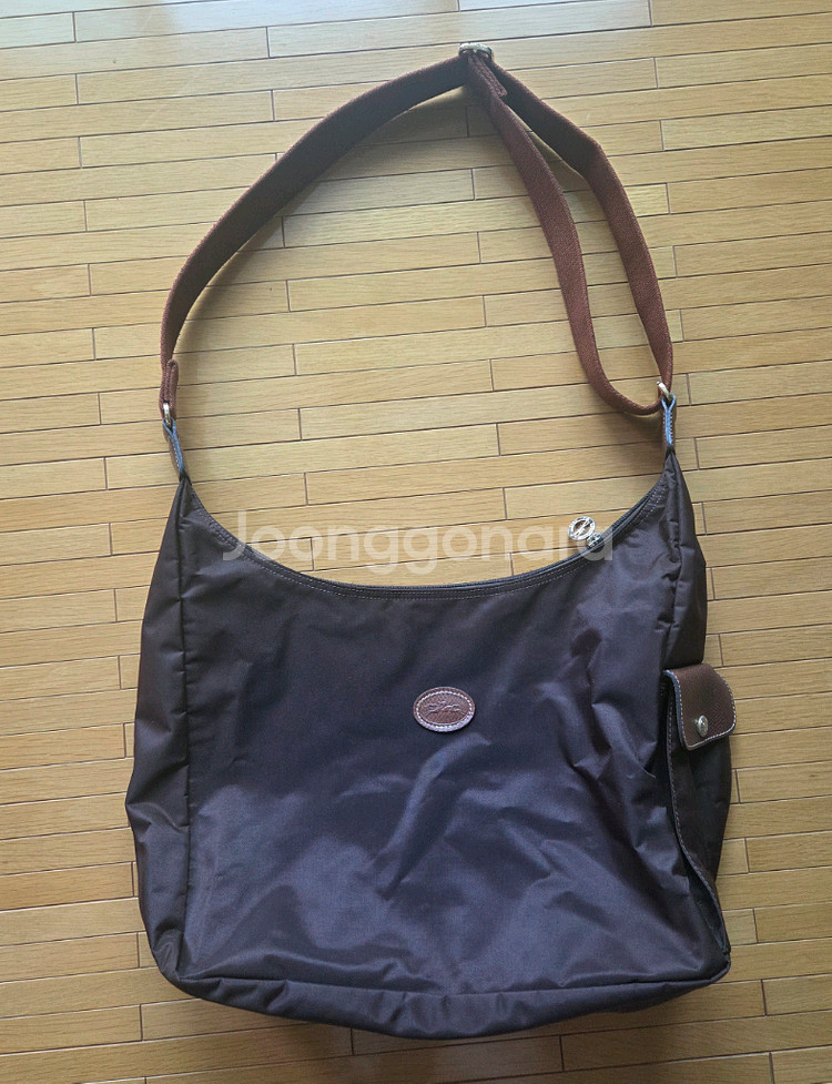 롱샴 호보백 브라운 택포--0