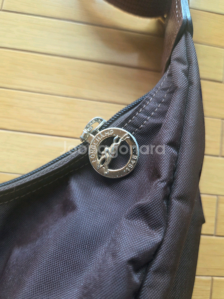 롱샴 호보백 브라운 택포--2