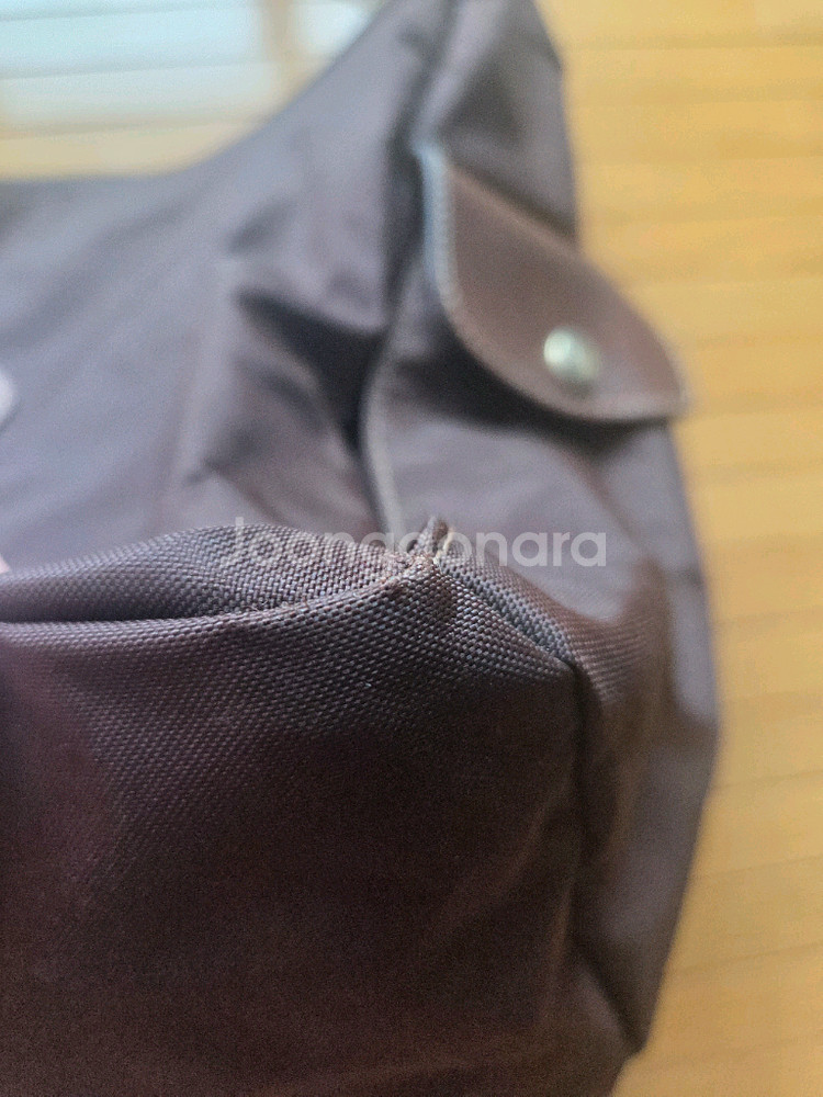 롱샴 호보백 브라운 택포--5