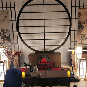 원형 동양풍 오브제 장식품대형