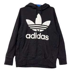 아디다스 빅로고 프린팅 블랙 후드티 85