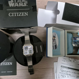한정판 시티즌 아나디지템프 명탐정 코난 괴도키드 , 스타워즈 시계 정리합니다