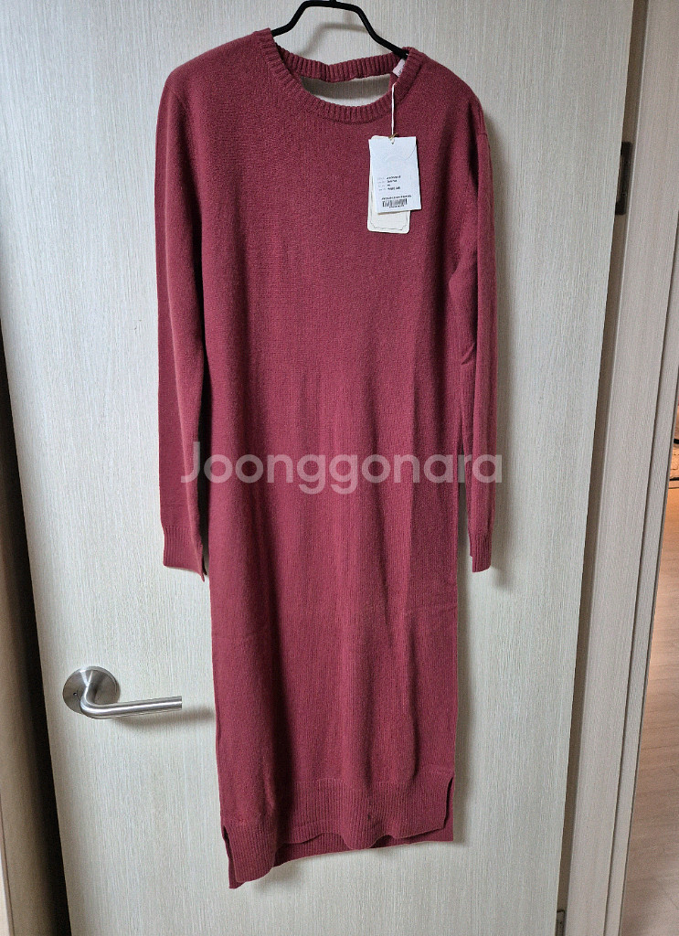 (새제품) 주느세콰 캐시미어100 원피스 니트원피스--0