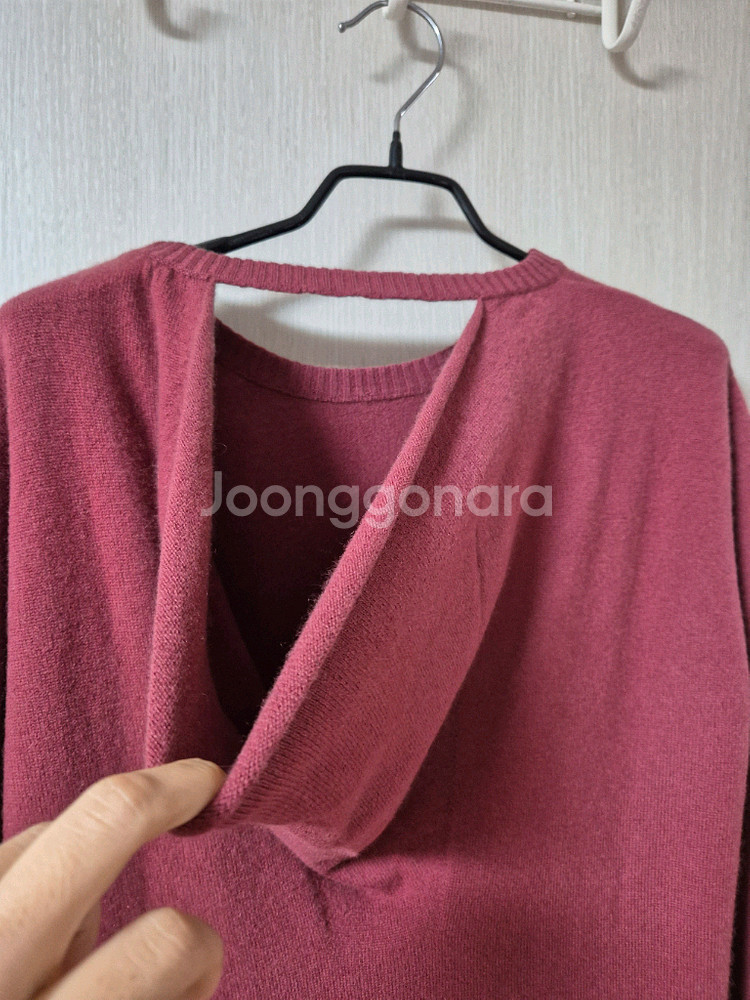 (새제품) 주느세콰 캐시미어100 원피스 니트원피스--2