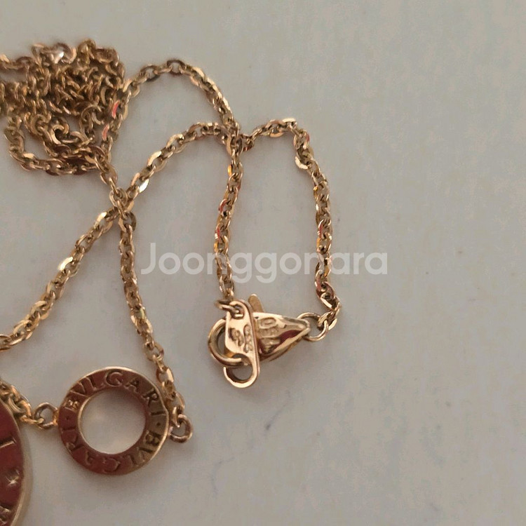 18k핑크골드 목걸이--4