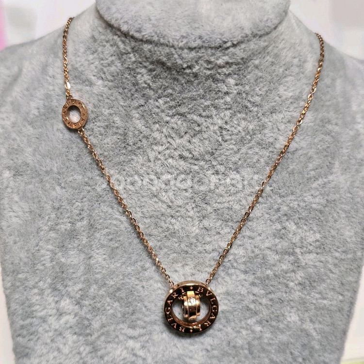 18k핑크골드 목걸이--7