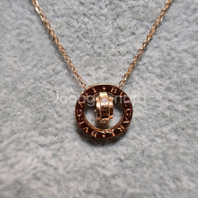 18k핑크골드 목걸이--6