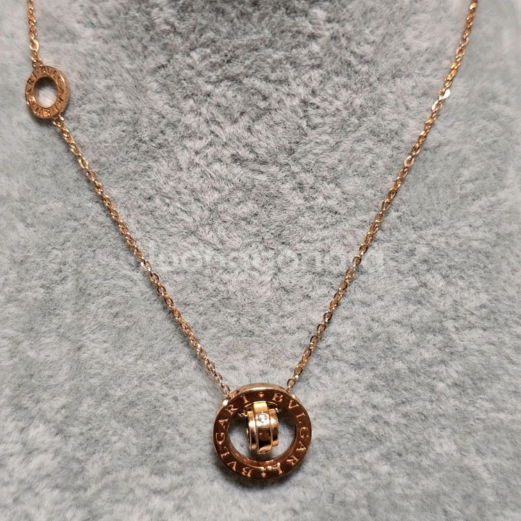 18k핑크골드 목걸이--5