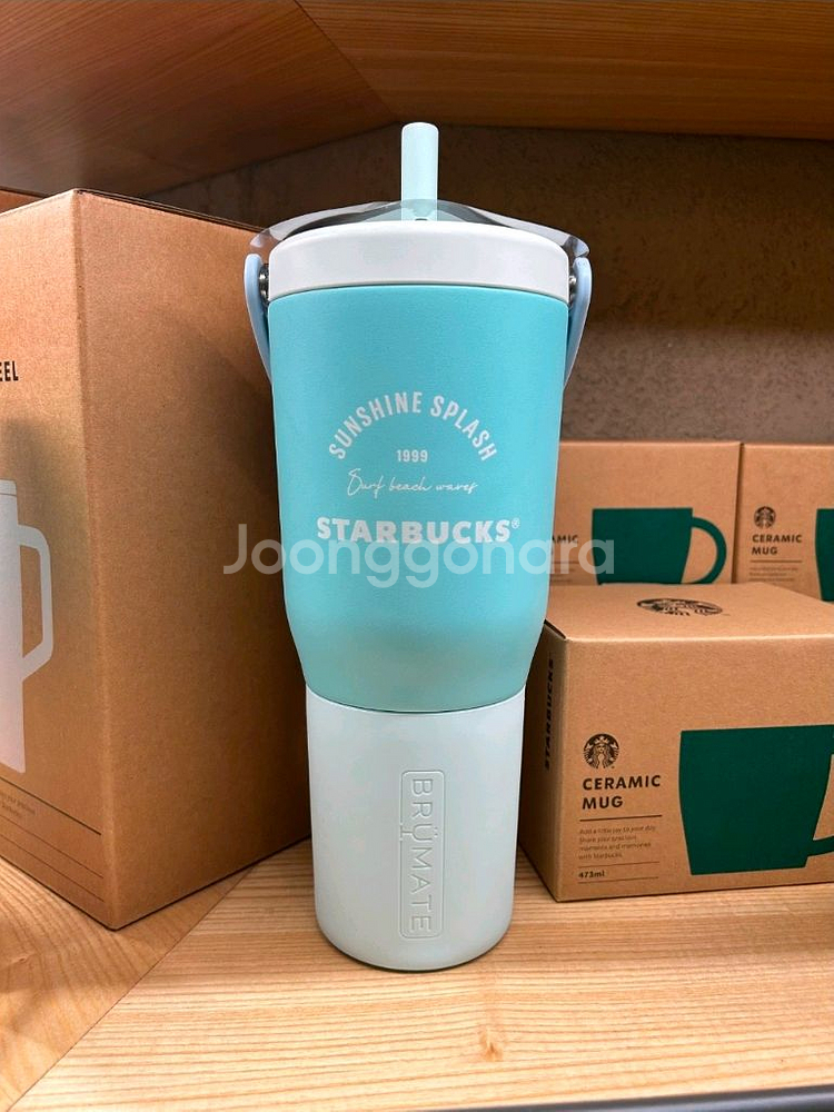 미사용)스타벅스SS 텀블러 서브비치 레사 콜드컵--0