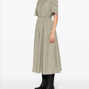 몽클레어 포플린 셔츠 드레스 원피스 42사이즈 1회 착용