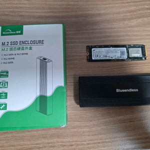 마이크론 2TB SSD + 외장 케이스 인클로져