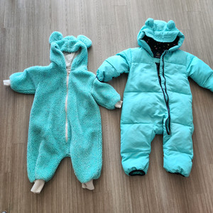 아프리콧스튜디오 폴라베어80 + 패딩우주복 2개