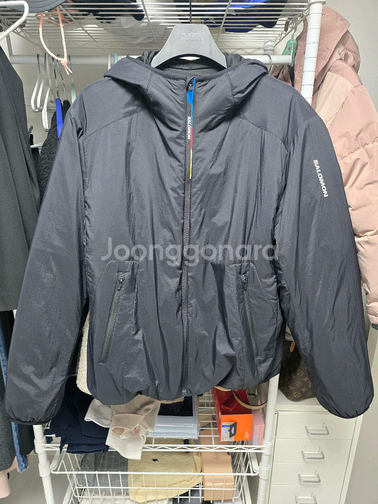 살로몬 모디세이 패딩자켓 블랙 2XL--0