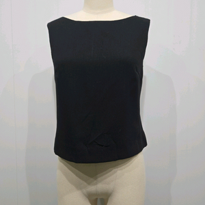 막스마라 블랙 민소매 블라우스 여성