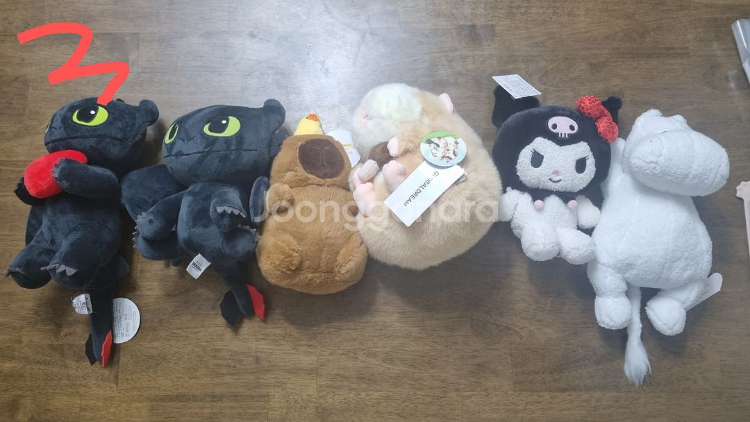 캐릭터 인형 세트--2