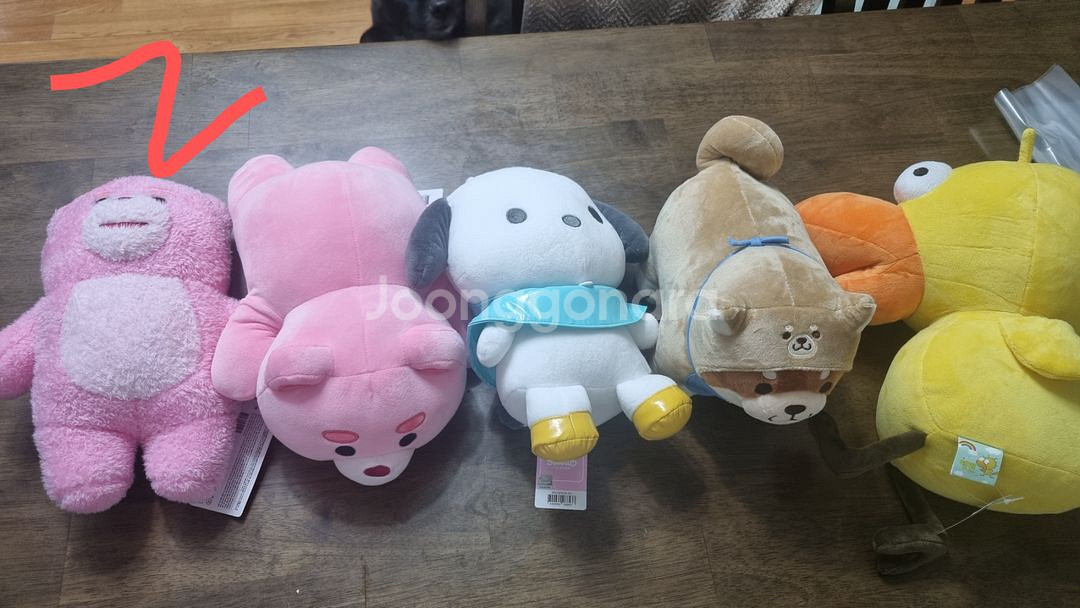 캐릭터 인형 세트--1