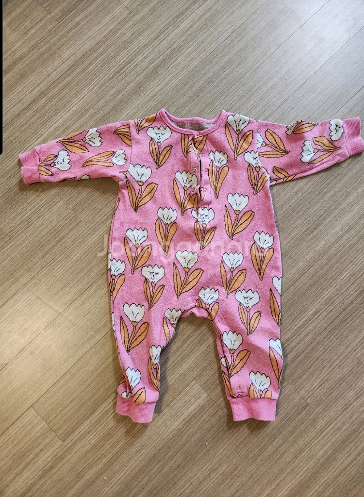 리미떼두두 핑크 플라워 점프슈트 M--2