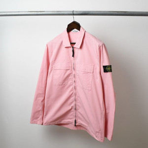 스톤아일랜드 수피마코튼 오버셔츠 핑크 새상품