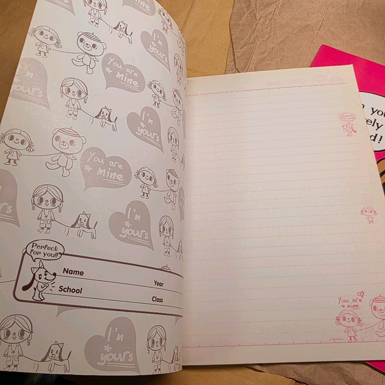 고전문구) 아트박스 노트 공책 2권 일괄--2