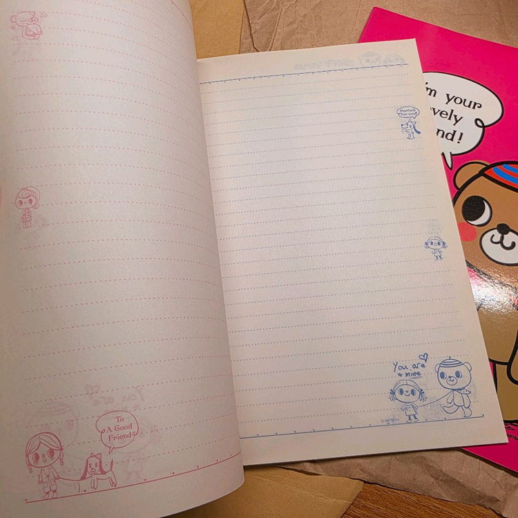 고전문구) 아트박스 노트 공책 2권 일괄--4